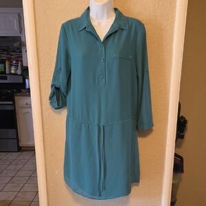 Naked Zebra Turquoise Mini Dress